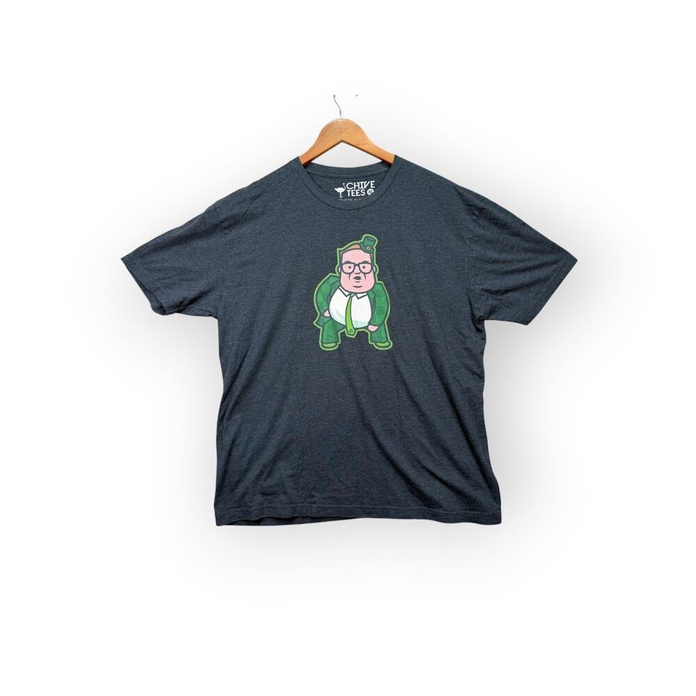 Chive Tees Men's T Shirt Gray Chris Farley SNL Sketch Goat St Patrick’s XL